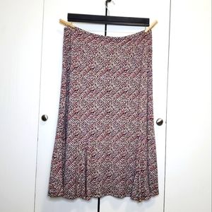 Chapter Club PL women's skirt red black yellow